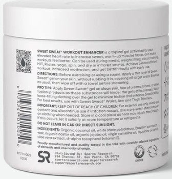 Sweet Sweat Coconut Jar 13.5oz by Sports Research