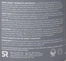 Sweet Sweat Jar Unscented 13.5oz by Sports Research