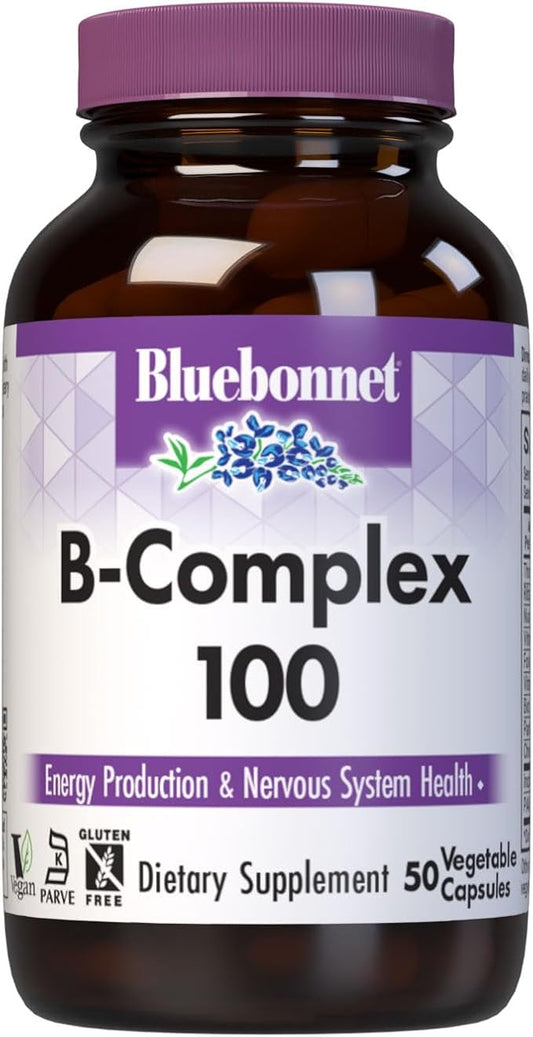 B-Complex 100 50VegCaps by Bluebonnet