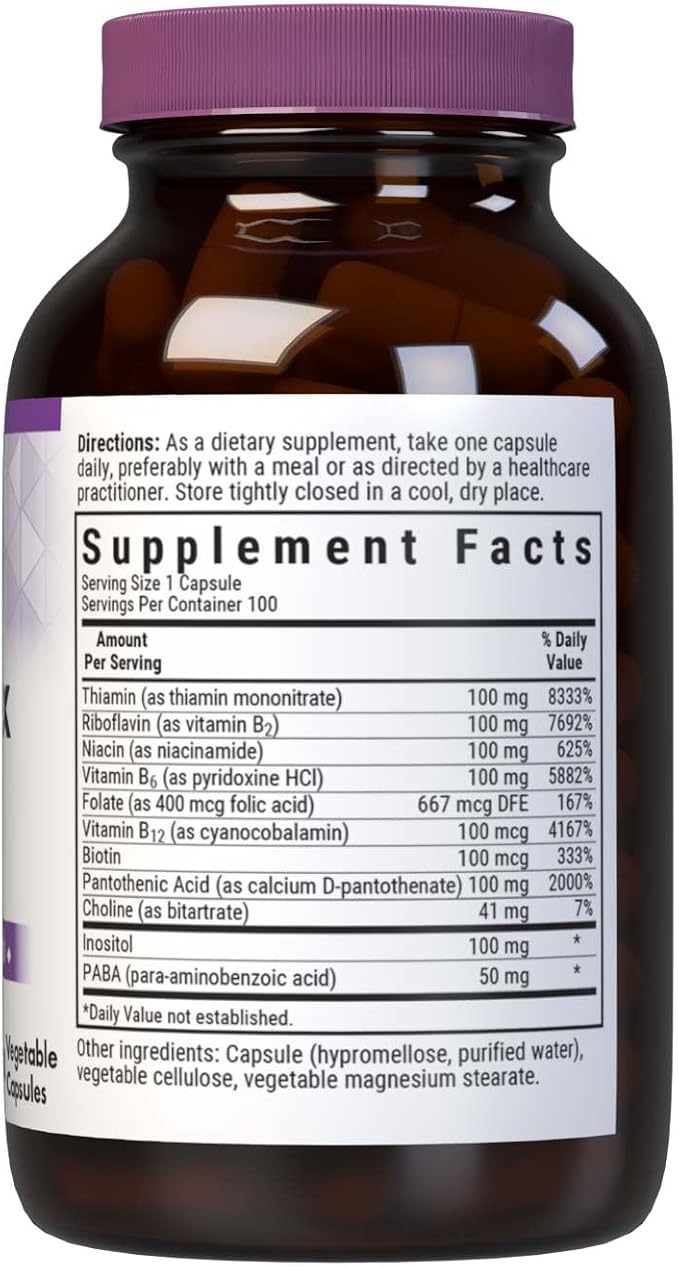 B-Complex 100 100VegCaps by Bluebonnet