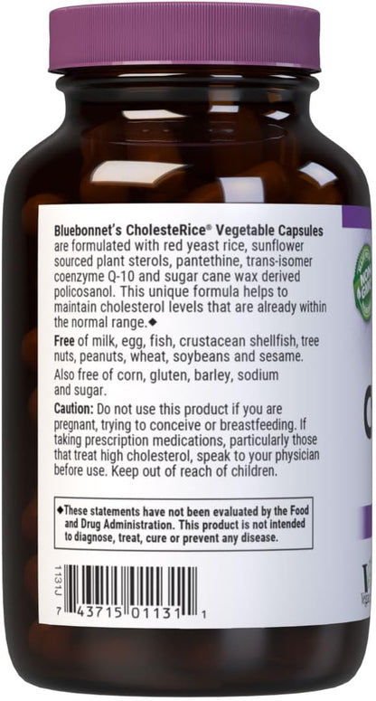 CholesteRice 60VegCaps by Bluebonnet