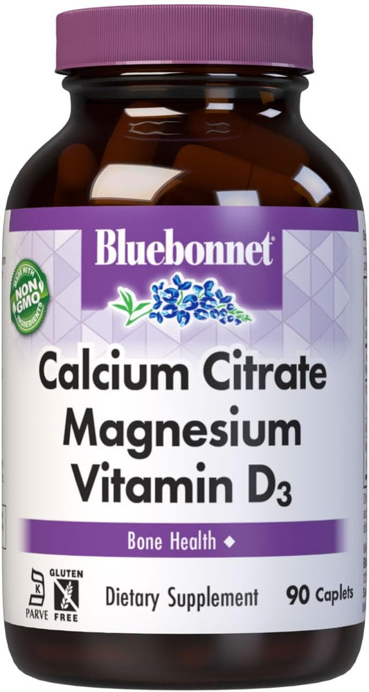 Calcium Citrate Magnesium Vitamin D3 90caps by Bluebonnet