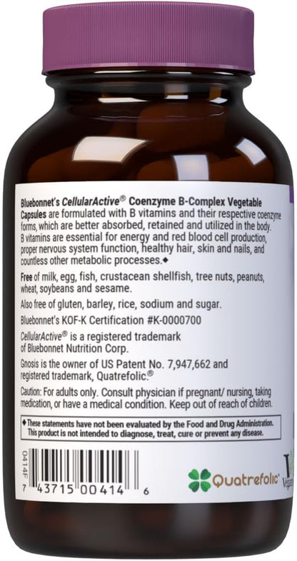 Coenzyme B Complex 50Veg Caps by Bluebonnet