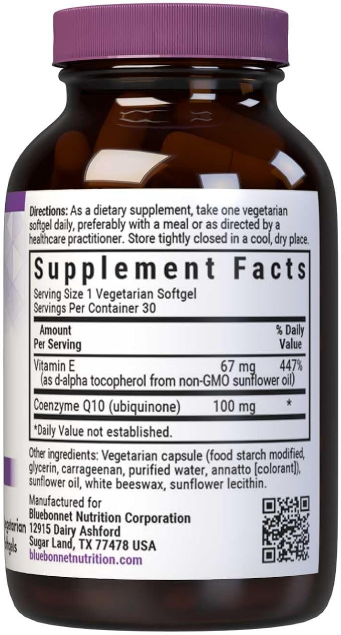 BB CoQ10 100mg 30sg by Bluebonnet