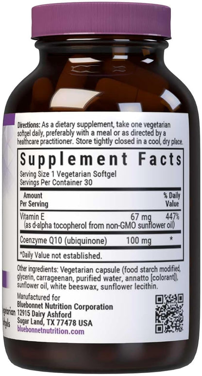 BB CoQ10 100mg 30sg by Bluebonnet