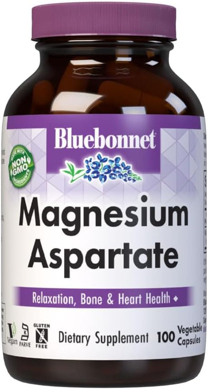 Magnesium Aspartate 100VegCaps by Bluebonnet