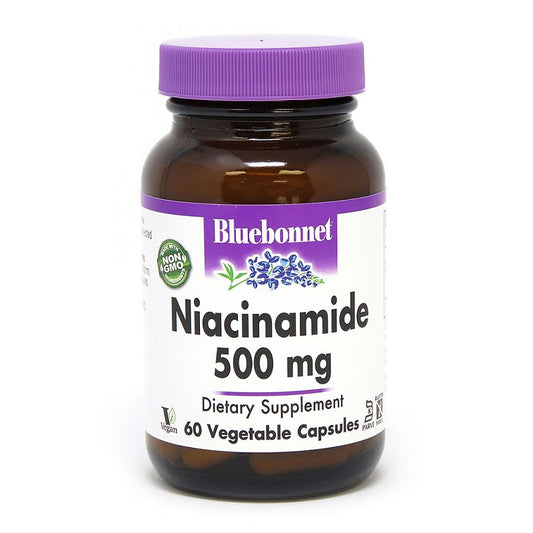 Niacinamide 500mg 60VegCaps by Bluebonnet