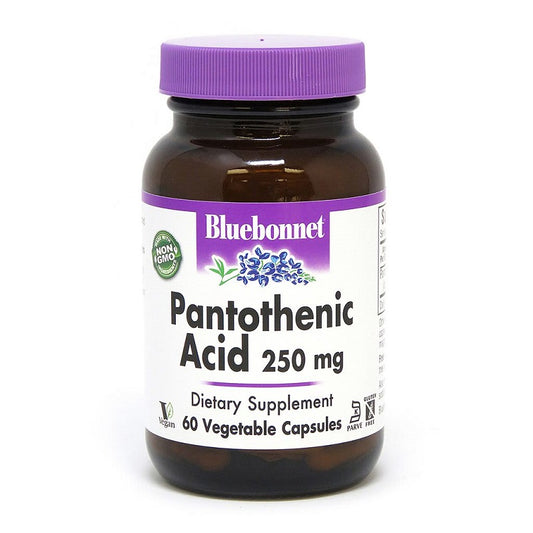 Pantothenic Acid 250mg 60VegCaps by Bluebonnet