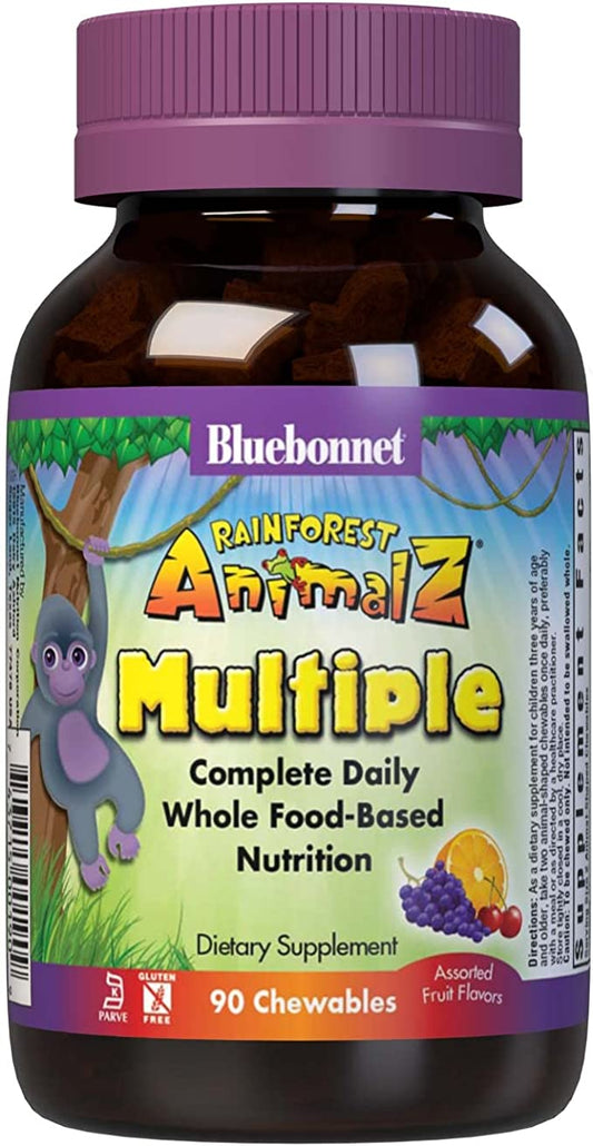 Multivitamin Assorted Fruit Chewable for Kids by Bluebonnet