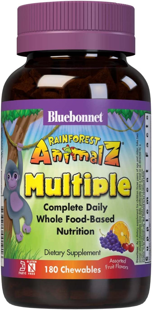 Multivitamin Assorted Fruit Chewable for Kids by Bluebonnet