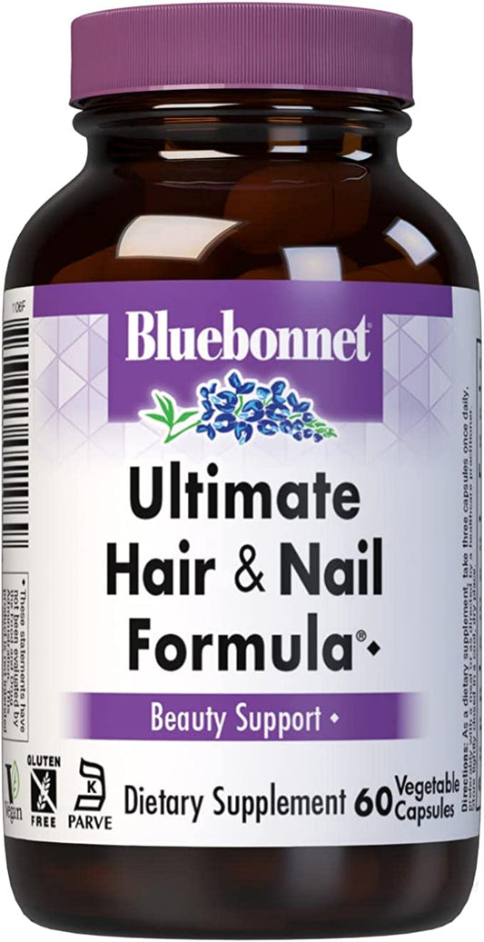Ultimate Hair and Nail Formula Capsules by Bluebonnet