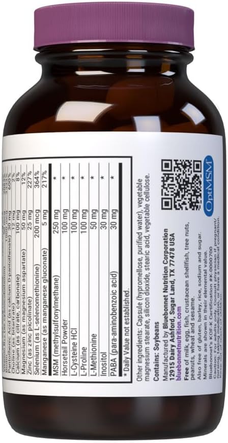Ultimate Hair and Nail Formula Capsules by Bluebonnet