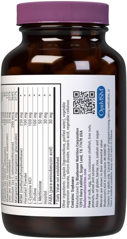 Ultimate Hair and Nail Formula Capsules by Bluebonnet