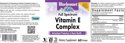Vitamin E Complex Full Spectrum Softgels by Bluebonnet