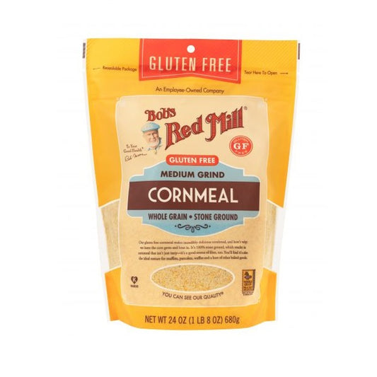 Cornmeal Medium Grind Gluten Free 24oz by Bob's Red Mill