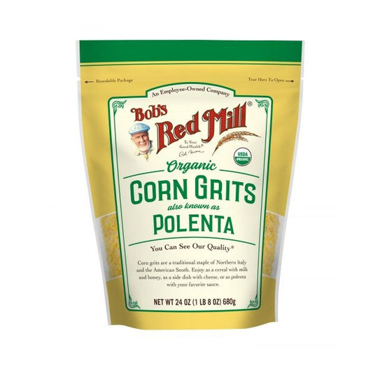 Corn Grits Polenta Organic 24oz by Bob's Red Mill