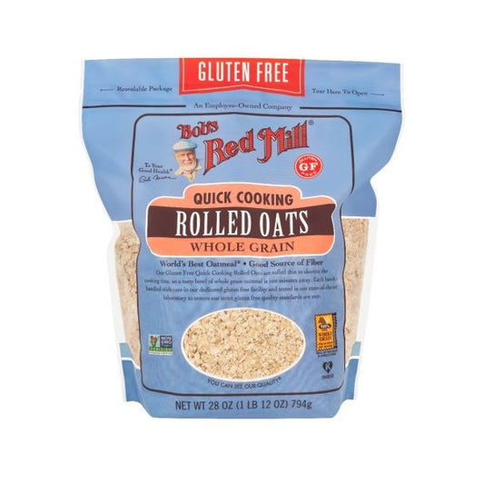 Rolled Oats Quick Cooking Gluten Free 28oz by Bob's Red Mill