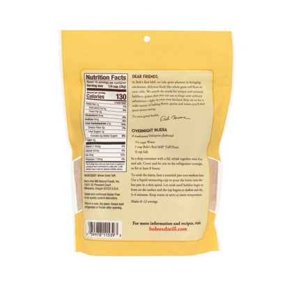 Teff Flour 20oz by Bob's Red Mill