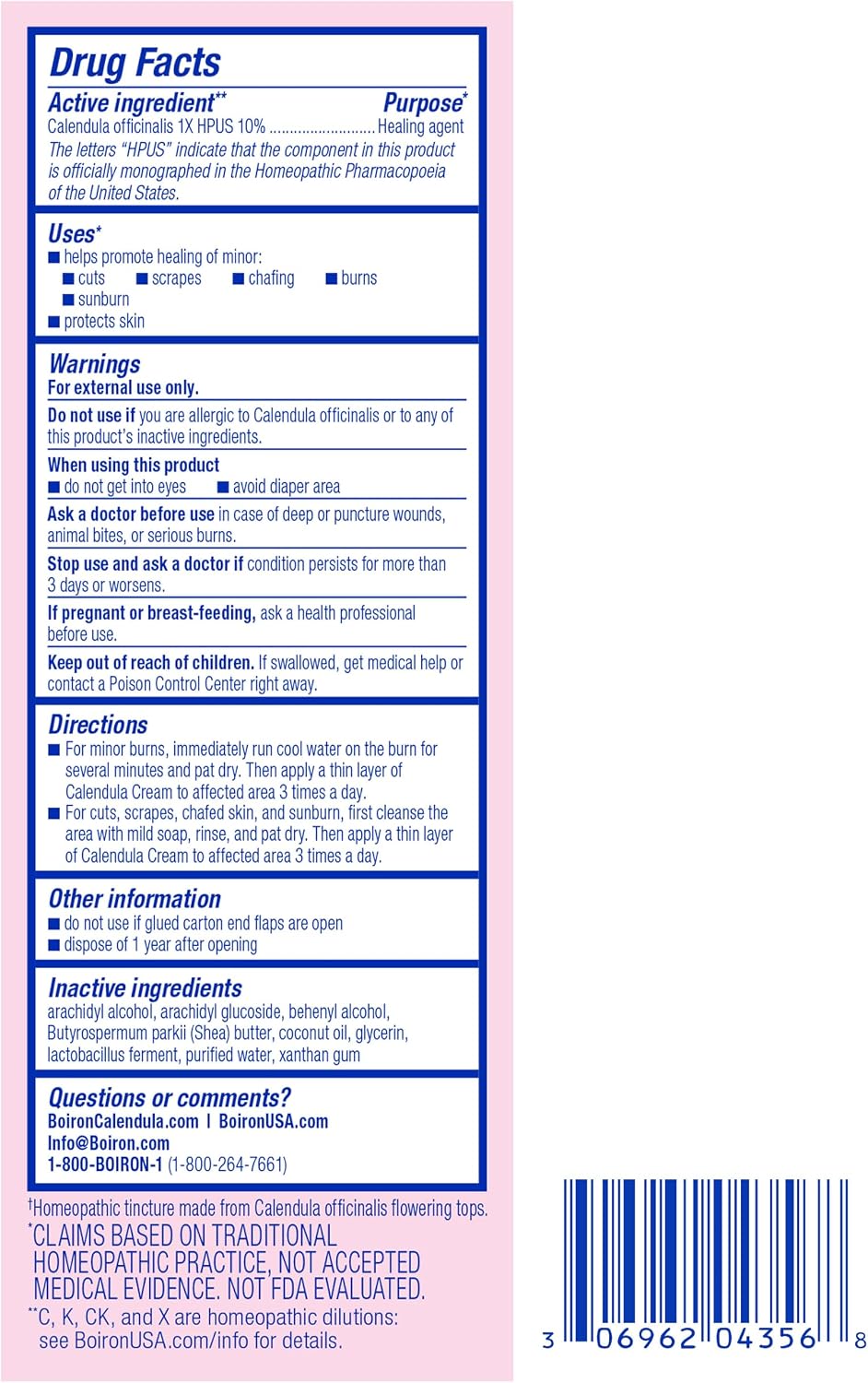 Calendula Cream by Boiron