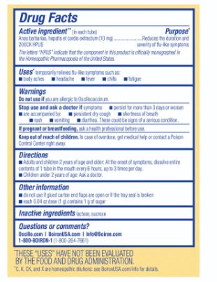Oscillococcinum Pellets by Boiron