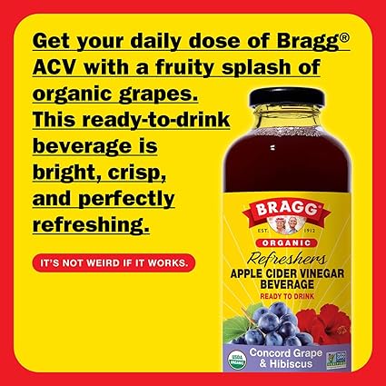 Apple Cider Vinegar Concord Grape & Hibiscus Drink by Bragg's