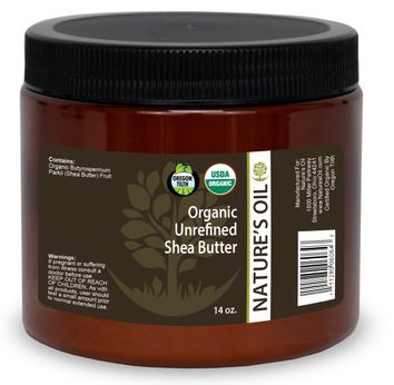 Unrefined Virgin Organic Shea Butter by Nature's Oil