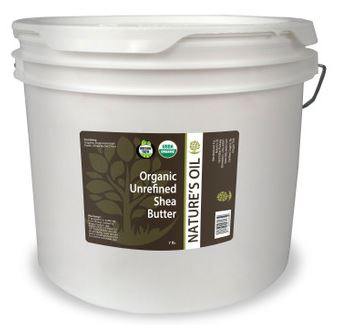 Unrefined Virgin Organic Shea Butter by Nature's Oil