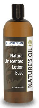 Unscented Organic Lotion Base by Nature's Oil