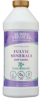 Liquid Fulvic Minerals Grape by Buried Treasure