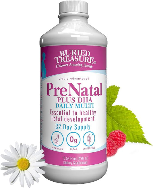 Liquid Prenatal Multi Plus DHA by Buried Treasure