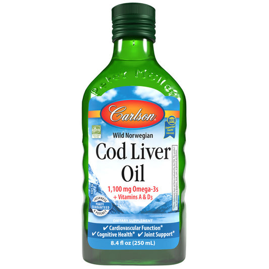 Liquid Cod Liver Oil Natural by Carlson Labs