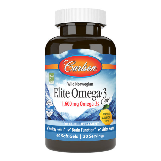 Omega 3 Elite Gems Softgels by Carlson Labs
