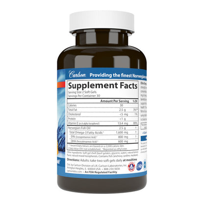 Omega 3 Elite Gems Softgels by Carlson Labs