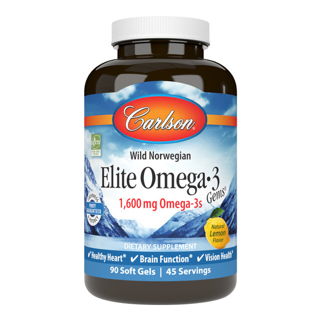 Omega 3 Elite Gems Softgels by Carlson Labs