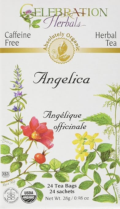 Angelica Root Organic Tea Bags by Celebration Herbals