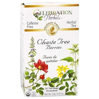 Chaste Tree Berries Organic Tea Bags by Celebration Herbals