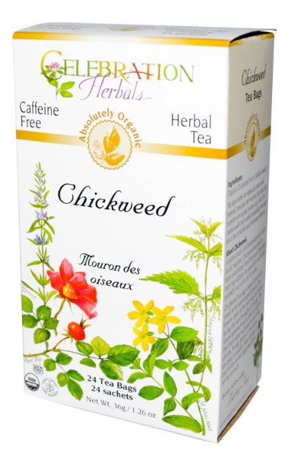 Chickweed Organic Tea Bags by Celebration Herbals