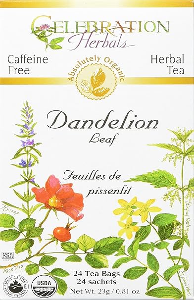 Dandelion Leaf Organic Tea Bags by Celebration Herbals