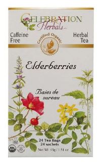 Elderberries Organic Tea Bags by Celebration Herbals