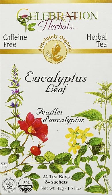 Eucalyptus Leaf Organic Tea Bags by Celebration Herbals
