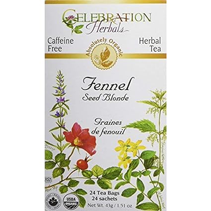 Blonde Fennel Seed Organic Tea Bags by Celebration Herbals