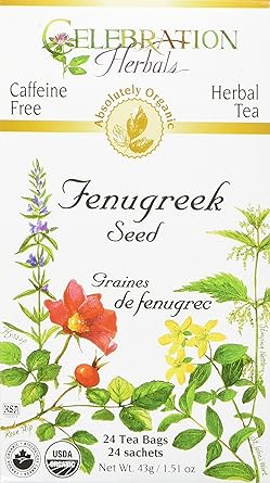 Fenugreek Seed Organic Tea Bags by Celebration Herbals