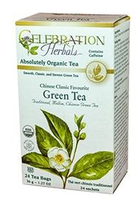 Classic Green Tea Organic Tea Bags by Celebration Herbals