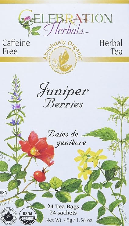 Juniper Berries Organic Tea by Celebration Herbals