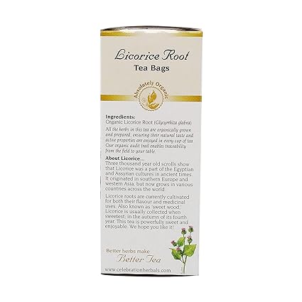 Licorice Root Organic Tea by Celebration Herbals