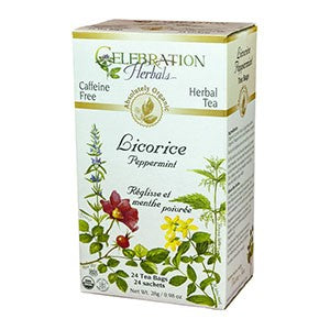 Licorice Peppermint Organic Tea by Celebration Herbals