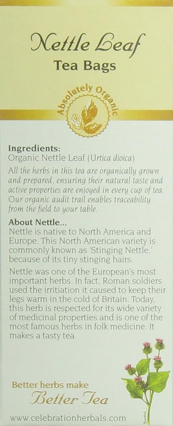 Nettle Leaf Organic Tea by Celebration Herbals