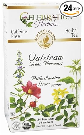 Green Oatstraw Flower Organic Tea by Celebration Herbals