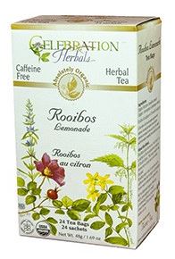 Rooibos Lemongrass Organic Tea by Celebration Herbals