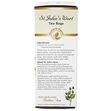 St John's Wort Organic Tea by Celebration Herbals
